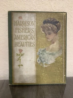 Harrison Fishers American Beauties 1909 Antique Book Hardcover Foto 1 de 4