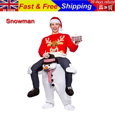 ADULTS PICK ME UP RIDE ON PIGGY BACK COSTUME CHRISTMAS FANCY DRESS FUNNY NOVELTY