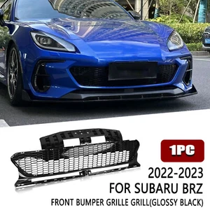 Parachoques delantero negro brillante rejilla malla estilo panal para Subaru BRZ ZD8 2022-24 - Imagen 1 de 17