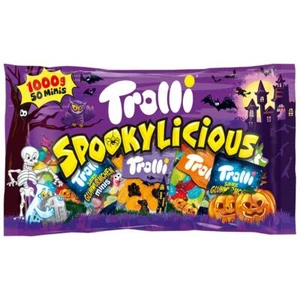 Trolli Spookylicious Fruit Jellies Gummies Halloween Spooky Mix Treats Pack 1kg - Picture 1 of 3