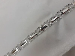 10mm Diamante Bling Sparkling Diamond Effect Wedding Cake Craft Trim Ribbon RAG - Picture 1 of 6