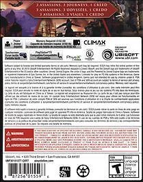 Assassin's Creed Chronicles (Sony PlayStation Vita, 2016)