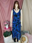cherrie424: Eva Blue Floral Ruffled Maxi Dress