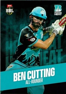Tarjeta de cricket Brisbane Heat BBL 2019 2020 Ben Cut - Imagen 1 de 2