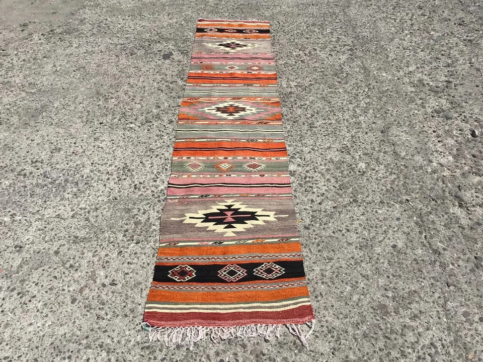 kilims rugs runner, vintage kilim Anatolia Turkish, Kelim teppich, Tapis, - Image 1 of 4