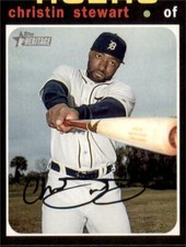 2020 Topps Heritage Base #85 Christin Stewart - Detroit Tigers
