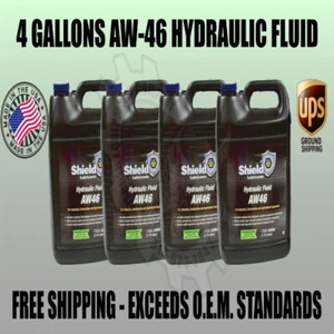 (4) 1 GALLON AW46 AW-46 HYDRAULIC FLUID OIL FAST SHIP FAST PROCESSING - Picture 1 of 3