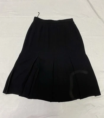 Falda INC 90s Estilo Y2K Negra Longitud Conocida Dobladillo Plisado Talla 8 Foto 1 de 4