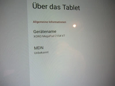 XORO MegaPAD 2154 V7 16GB, Wi-Fi, 21,5 Zoll - Schwarz - Bild 1 von 4