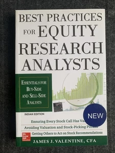 Best Practices for Equity Research Analysts : Essentials for Buy-Side... : PB - Picture 1 of 3
