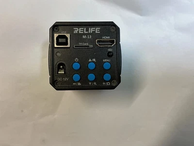 RELIFE M-13 3800W HDMI Trinocular Microscope HD Camera - Image 1 of 4