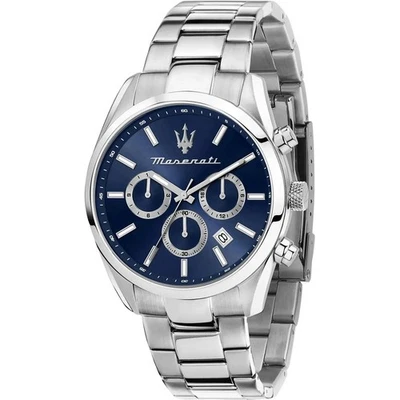 Orologio Maserati Attrazione Multifunzione uomo R8853151005 Acciaio Blu 43mm - Immagine 1 di 3