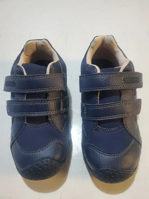 Zapatillas de deporte para niños talla 11. Cuero artesanal suave saludable. Benji 0058 azul pediped Foto 1 de 4