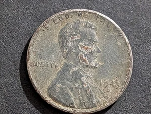 1943-S Steel Wheat Cent Circulated Penny Ungraded Uncertified Actual Coin Shown - Picture 1 of 6