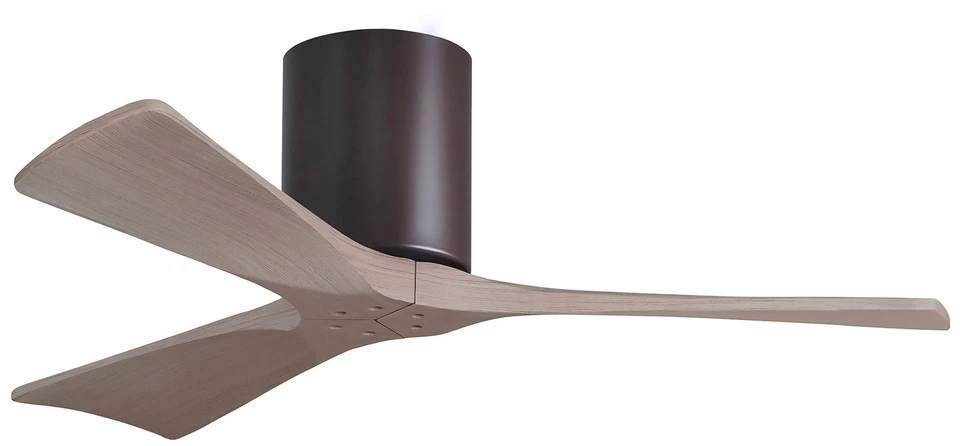 42" Irene-3H Textured Bronze and Gray Ash Ceiling Fan - Image 1 of 1