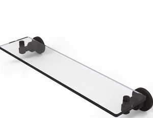 Allied Brass WS-1/22-ORB Washington Square Collection 22 Inch Glass Vanity Shelf - Picture 1 of 12