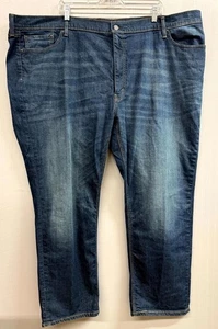 Levi's 541 Jeans Herren 52x32 Blau Denim Stretch Dark Wash Athletic Tapered Fit - Bild 1 von 16