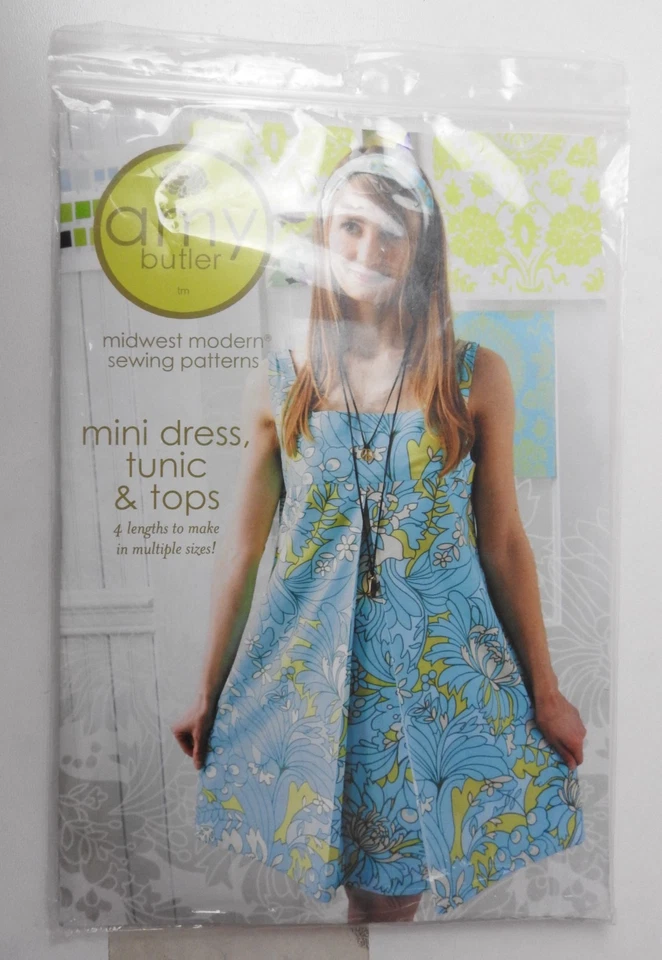 Amy Butler  sewing pattern Mini Dress Tunic & Top  - Girls (7-12) & Women (2-22) - Image 1 of 2