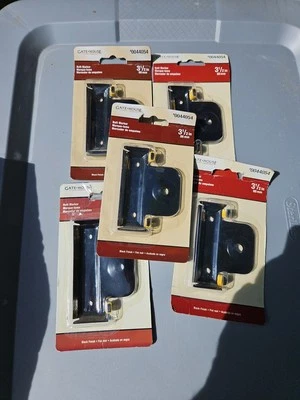 Marcador trasero plantilla mortaja bisagra puerta 3-1/2", acabado negro, puerta 0044054 Foto 1 de 2