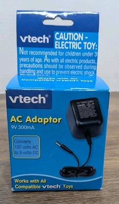 Adaptador de CA VTECH Universal 9V 300mA Fuente de Alimentación Juguete Transformador Cargador NUEVO Foto 1 de 4
