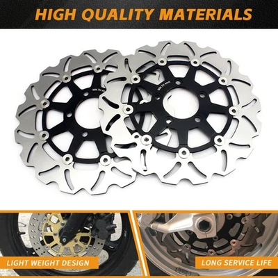 Front Brake Rotors for Suzuki SV1000S 03-07 V-strom DL650 04 05 06 DL1000 02-13 - Image 1 of 4