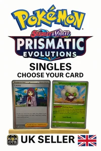 Pokemon PRISMATIC EVOLUTIONS Singles - Choose Card MASTERBALL & POKEBALL - Picture 1 of 23