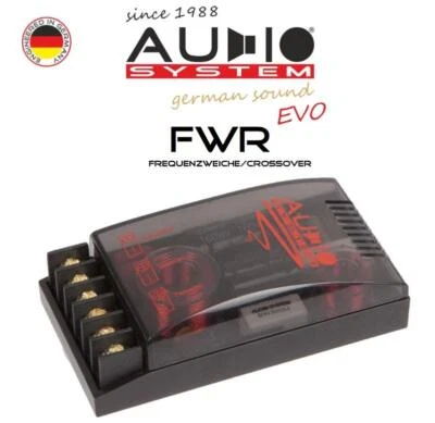 Sistema de audio FWR EVO 2 vías suave de frecuencia 9x ajuste 12dB suave 1 par - Imagen 1 de 4