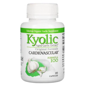 Kyolic Aged Garlic Extract Cardiovascular Health Original Formula 100 Capsules - Picture 1 of 2
