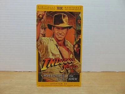 Indiana Jones And The Raiders Of The Lost Ark Harrison Ford PG VHS Pre-Owned (2) - Image 1 of 4