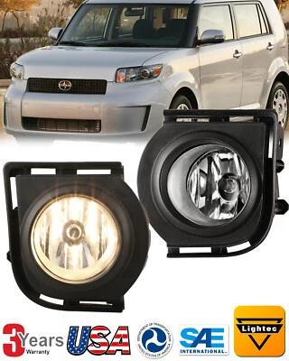 Luces antiniebla para 08-10 Scion xB lente de vidrio transparente parachoques lámparas kit de cableado + interruptor Foto 1 de 4