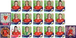 Topps UEFA Women's Euro 2025 Sticker Team Wales - Bild 1 von 3
