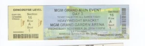 TICKET NCAA Basketball (2014) November 26 MGM Oral Roberts - Picture 1 of 2