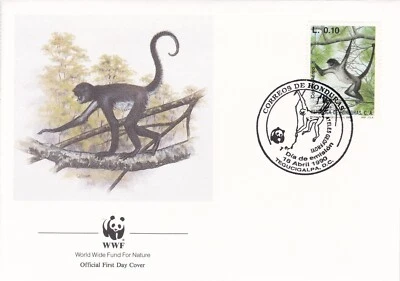 WWF338) World Wide Fund for Nature Official First Day Cover set of 4, Republique - image 1 of 4
