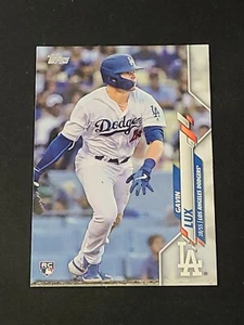 2020 Topps Gavin Lux Base Rookie Card Los Angeles Dodgers No. 292 Series One - Picture 1 of 2