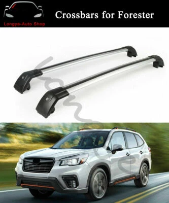Barras transversales para Subaru Forester 2019-2021 portaequipajes de techo Foto 1 de 4