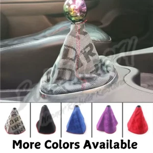 NUEVO JDM Estilo Novia Lona Universal Palanca de Cambio Bota Cubierta Ajuste Honda Nissan BMW - Imagen 1 de 10