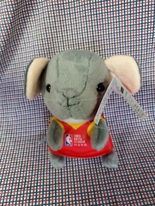 NWT NBA Chinese New Years Celebration Plush Rat Red Uniform Stuffed 7" Toy 2020 - Picture 1 of 5