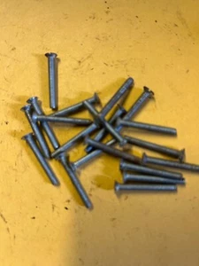 1/8" X 1" BSW RAISED HEAD COUNTERSUNK SLOT SCREWS      x 20 - Picture 1 of 2
