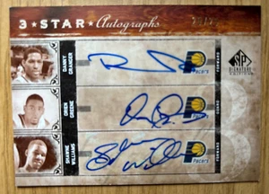 2006 SP Signature Edition 3 Star Autographs Shayne Williams Greene Grainger /25 - Bild 1 von 2