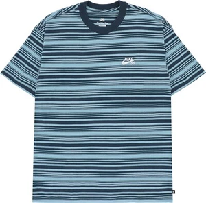 Brand New Mens Nike SB Max90 Skate Stripe T-shirt Denim Turquoise - Picture 1 of 1