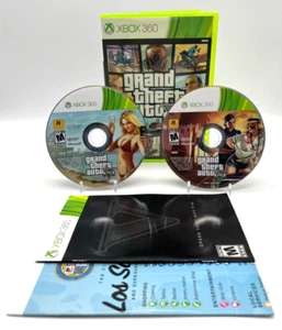 Grand Theft Auto 5 V (Microsoft Xbox 360, 2013) Complete w/ Map - Picture 1 of 2