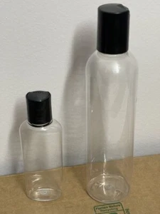 Champú a tornillo en gorra botellas de plástico vacías de 2 y 8 oz, jabón de loción libre de BPA 18 piezas - Imagen 1 de 6