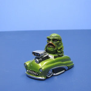Jimmy Flintstone resin Lil Shitzz "The Creature" aboard a '49 Merc LS6 - Picture 1 of 7