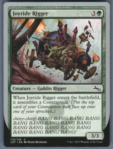 Magic_the_gathering Unstable Joyride Rigger #114 - Picture 1 of 2