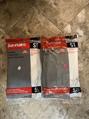 Sanitaire Vacuum Cleaner Bags Style ST Lot of 2 Packs of 5 Bags Each - Image 1 of 4