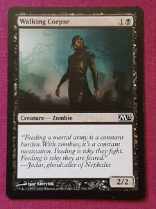 Magic The Gathering 2013 CORE SET M13 WALKING CORPSE black card MTG - Picture 1 of 2