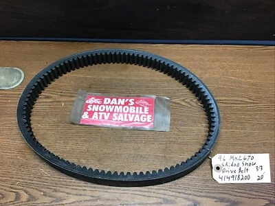 Transmisión por correa # 414918200 Ski-doo 1996 MXZ 670 moto de nieve (3-3) Foto 1 de 4