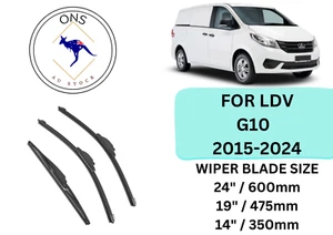 WIPER BLADES FOR LDV G10 2015-2024 - Picture 1 of 4