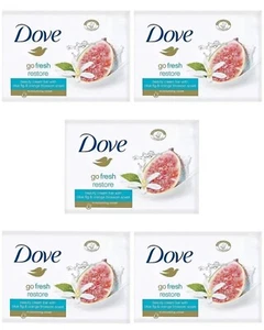 5x DOVE Go Fresh Restore Beauty Cream Bar Twin bar 90g (10 Bars Total) - Picture 1 of 3