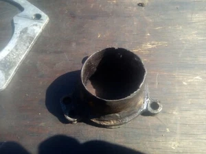 embout adaptateur de collecteur d echappement ktm gs mx 250 1985 - Imagen 1 de 4